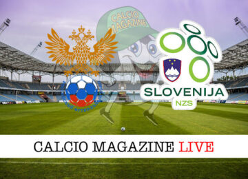Russia Slovenia cronaca diretta live risultato in tempo reale
