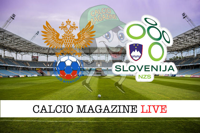 Russia Slovenia cronaca diretta live risultato in tempo reale