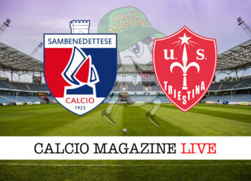 Sambenedettese Triestina cronaca diretta live risultato in tempo reale