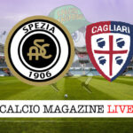 Spezia - Cagliari cronaca diretta live risultato in tempo reale
