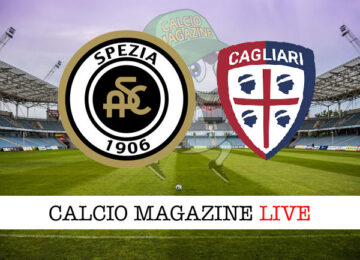 Spezia - Cagliari cronaca diretta live risultato in tempo reale