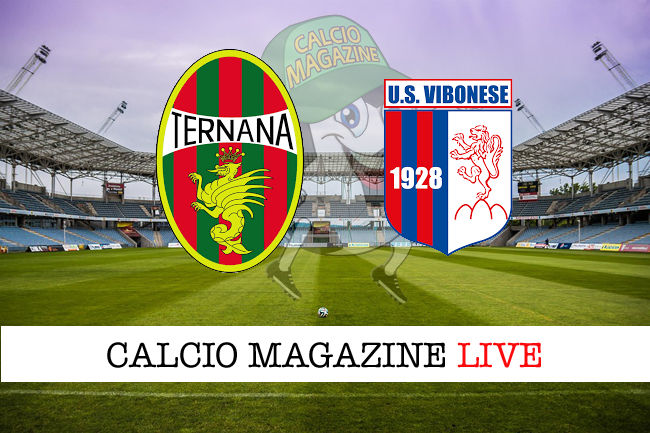 Ternana - Vibonese cronaca diretta live risultato in tempo reale