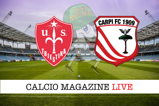 Triestina - Carpi cronaca diretta live risultato in tempo reale