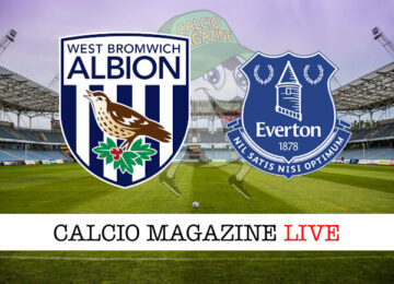 West Bromwich Everton United cronaca diretta risultato in tempo reale