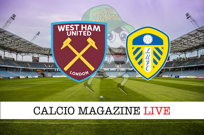 West Ham Leeds United cronaca diretta risultato in tempo reale