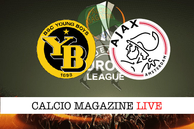 Young Boys Ajax cronaca diretta live risultato in tempo reale