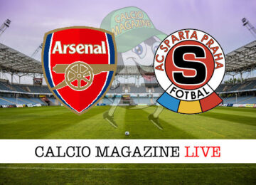 Arsenal - Slavia Praga cronaca diretta live risultato in tempo reale