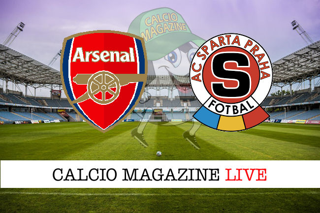 Arsenal - Slavia Praga cronaca diretta live risultato in tempo reale