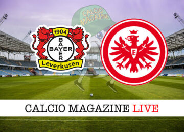 Bayer Leverkusen - Francoforte cronaca diretta live risultato in tempo reale