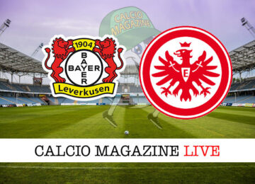Bayer Leverkusen - Francoforte cronaca diretta live risultato in tempo reale