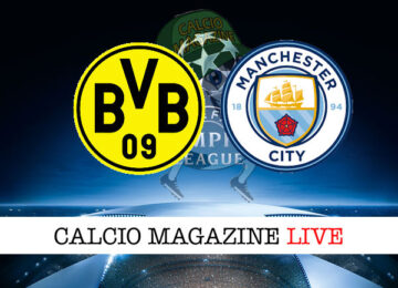 Borussia Dortmund - Manchester City cronaca diretta live risultato in tempo reale