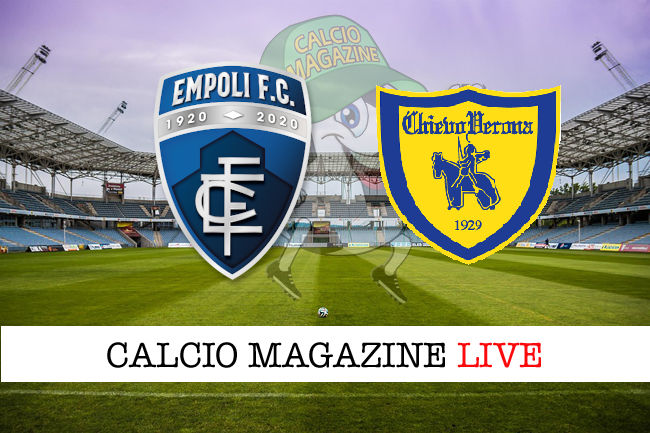 Empoli - Chievo Verona cronaca diretta live risultato in tempo reale