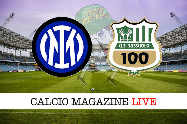 Inter - Sassuolo cronaca diretta live risultato in tempo reale