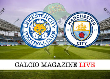 Leicester Manchester City cronaca diretta live risultato in tempo reale