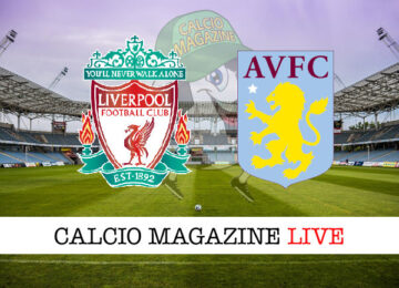 Liverpool - Aston Villa cronaca diretta live risultato in tempo reale