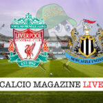 Liverpool - Newcastle cronaca diretta live risultato in tempo reale