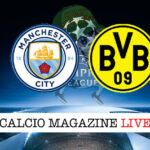 Manchester City - Borussia Dortmund cronaca diretta live risultato in tempo reale