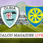 Olbia Carrarese cronaca diretta live risultato in tempo reale