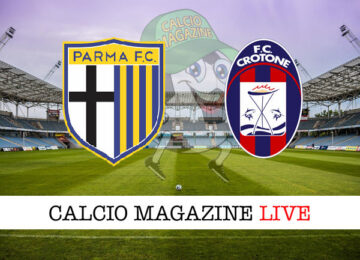 Parma Crotone cronaca diretta live risultato in tempo reale