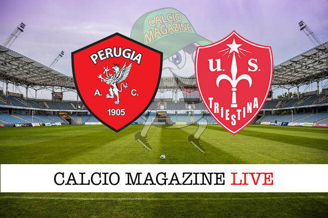 Perugia - Triestina cronaca diretta live risultato in tempo reale