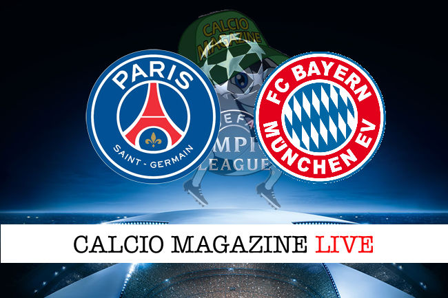 PSG - Bayern Monaco cronaca diretta live risultato in tempo reale