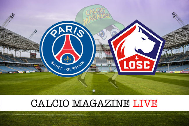 PSG Lille cronaca diretta live risultato in tempo reale