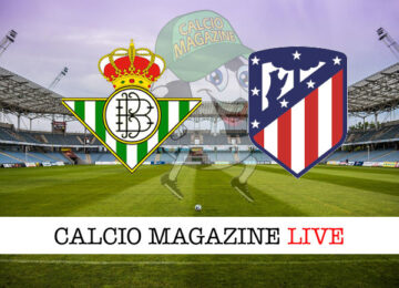 Real Betis - Atlético Madrid cronaca diretta live risultato in tempo reale