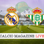 Real Madrid - Betis cronaca diretta live risultato in tempo reale