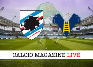 Sampdoria - Hellas Verona cronaca diretta live risultato in tempo reale