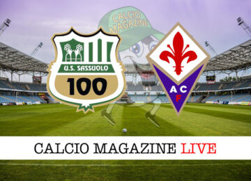 Sassuolo - Fiorentina cronaca diretta live risultato in tempo reale