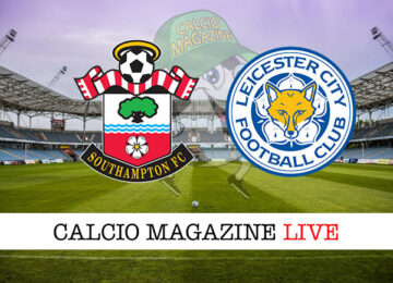Southampton - Leicester cronaca diretta live risultato in tempo reale