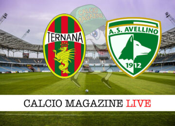 Ternana Avellino cronaca diretta live risultato in tempo reale