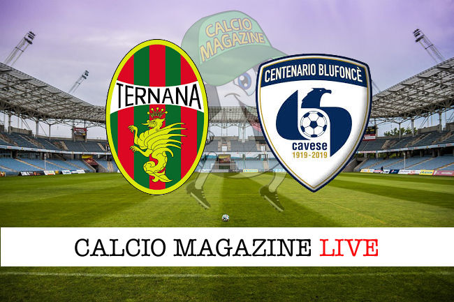 Ternana – Cavese cronaca diretta live risultato in tempo reale