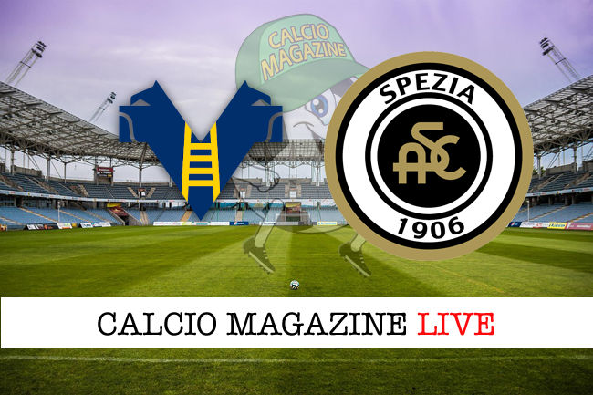 Hellas Verona - Spezia cronaca diretta live risultato in tempo reale