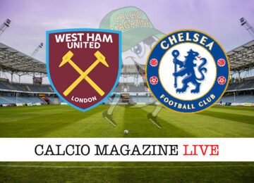 West Ham - Chelsea cronaca diretta live risultato in tempo reale