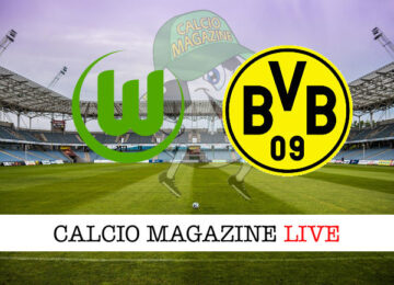 Wolfsburg - Borussia Dortmund cronaca diretta live risultato in tempo reale