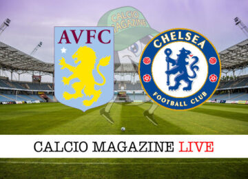 Aston Villa - Chelsea cronaca diretta live risultato in tempo reale