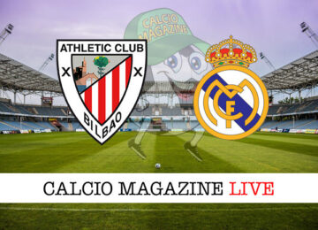 Athletic Bilbao - Real Madrid cronaca diretta live risultato in tempo reale