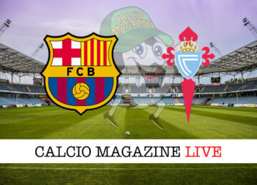 Barcellona - Celta Vigo cronaca diretta live risultato in tempo reale