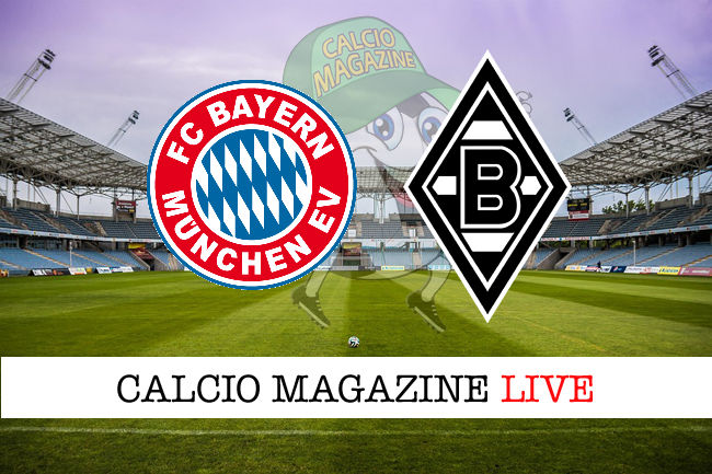 Bayern Monaco - Borussia M'Gladbach cronaca diretta live risultato in tempo reale