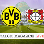 Borussia Dortmund Bayer Leverkusen cronaca diretta live risultato in tempo reale