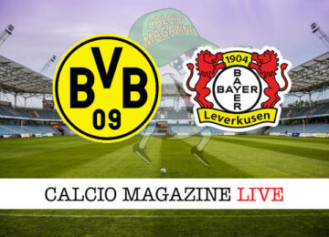 Borussia Dortmund Bayer Leverkusen cronaca diretta live risultato in tempo reale