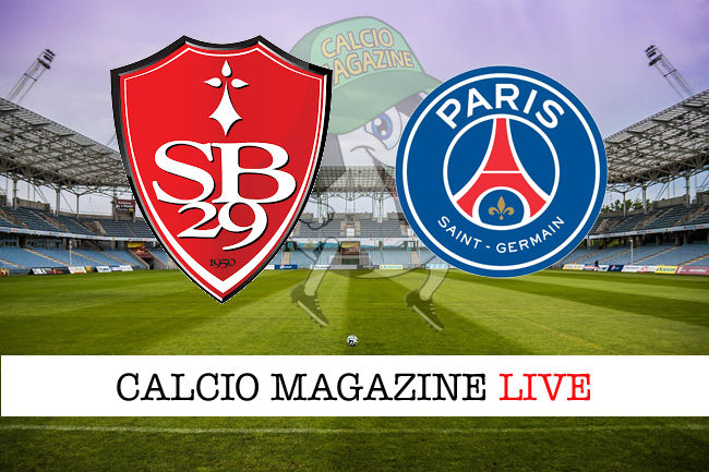 Brest PSG cronaca diretta live risultato in tempo reale