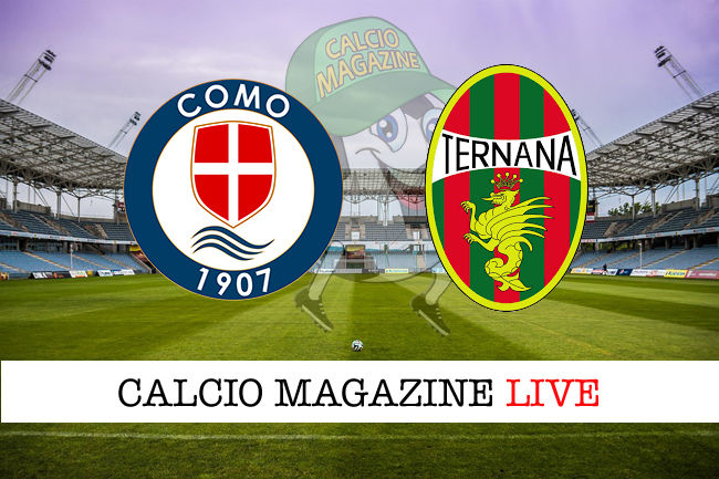 Como Ternana cronaca diretta live risultato in tempo reale