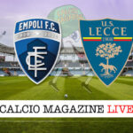 Empoli Lecce cronaca diretta live risultato in tempo reale