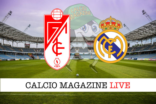 Granada Real Madrid cronaca diretta live risultato in tempo reale