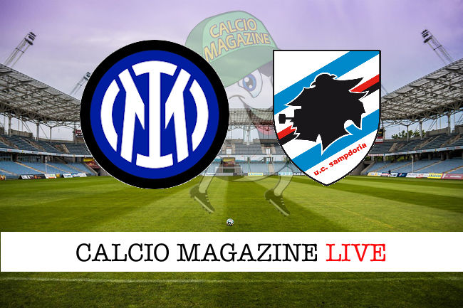 Inter - Sampdoria cronaca diretta live risultato in tempo reale