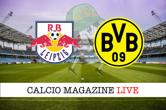 Lipsia - Borussia Dortmund cronaca diretta live risultato in tempo reale