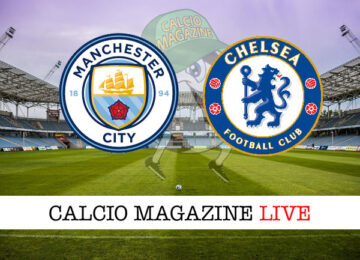 Manchester City - Chelsea cronaca diretta live risultato in tempo reale