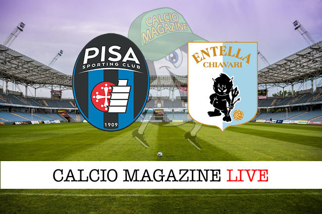 Pisa - Virtus Entella cronaca diretta live risultato in tempo reale